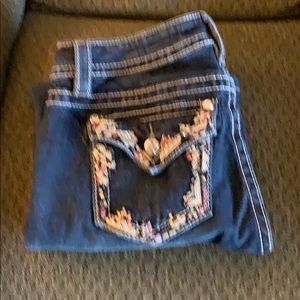 Miss me jeans size 29 hemed for 5”5 tall